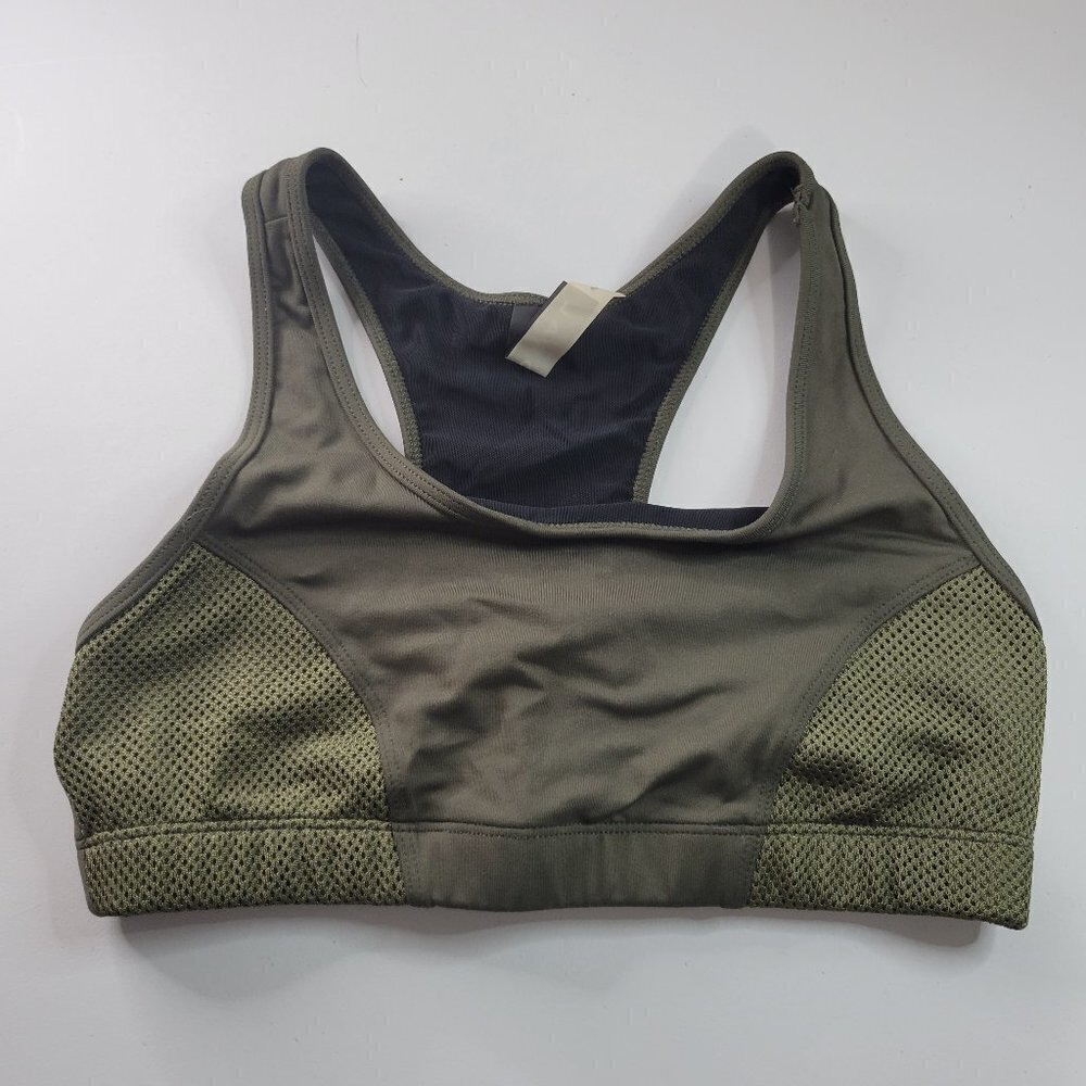 Koral Colorblock Scoop Neck Cut Out Mesh Versatility Racerback Sports Bra Small - Picture 3 of 15